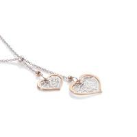 Nomination Romantica - Rose Gold Plated 2 Hearts Pendant 1141520 011
