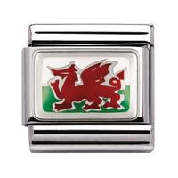 Nomination Flags - Wales Charm 330207 02