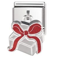 Nomination Charms - Gift With Red Bow Charm 031700-0 02