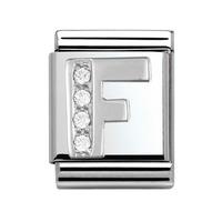 Nomination BIG Silvershine Letter F Charm 332301/06