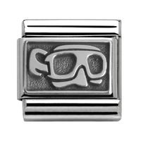 Nomination Honolulu - Oxidized Diving Mask Charm 330102-0 11