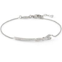 nomination mycherie silver bow bar bracelet 146302010