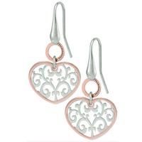 Nomination Romantica Rose Gold Plated Dropper Earrings 141550 004