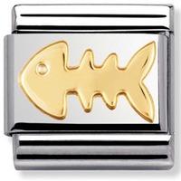 nomination animals of earth fish bone charm 030113 0 09