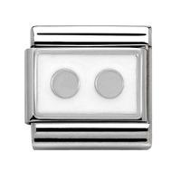 nomination classic two dots symbols charm 33020601