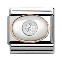 Nomination Rose Gold - White Pearl Charm 430504-01