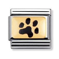 Nomination Animals of the Earth - Paw Print Charm 030212-0 35