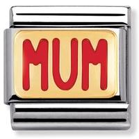 Nomination Messages - Red Mum Message Charm 030229-0 39