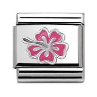 Nomination Honolulu - Pink Hibiscus Charm 330202-0 24