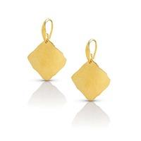 nomination ninfea gold plated leaf dropper earrings 142846 008