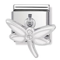 Nomination Charms - CZ Dragonfly Charm 031712-0 05