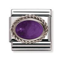 nomination ornate settings amethyst charm 030510 0 02