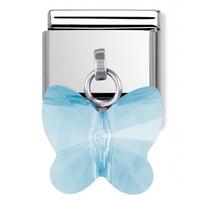 nomination swarovski blue butterfly charm 030604 0 14