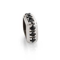 Nomination Pave - Black Cube Charm 163202 007