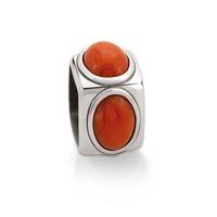 Nomination Stones - Coral Cube Charm 163302 005