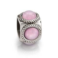 nomination jade pink cube charm 163303 003