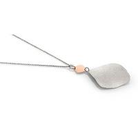Nomination Ninfea - Silver Rose Gold Plated Leaf Pendant 142844 043