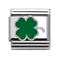 Nomination Symbols - Green Clover Charm 330202 12