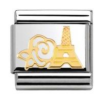 Nomination Madame Monsieur - Rose Eiffel Tower Charm 030162-18