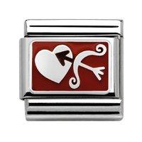 Nomination Plates - Bow and Arrow Charm 330208-05