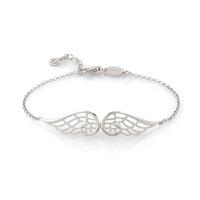 nomination angels silver double wing bracelet 145301010