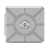 Nomination Ikon Symbols - White Cubic Zirconia Sun Charm 230302 01