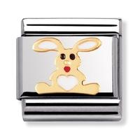 nomination animals of earth white rabbit charm 030212 0 02