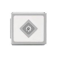 Nomination Ikon Symbols - White Rhombus Charm 230306/01
