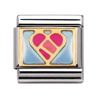 Nomination Love - Geometric Heart Charm 030253/13