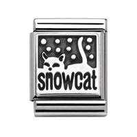 nomination big snowcat charm 33211104