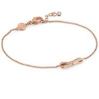 nomination mycherie rose gold bow bracelet 146301011