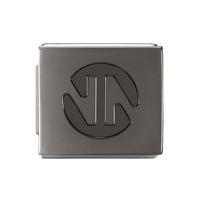 nomination ikon symbols gunmetal nomination logo charm 23010208