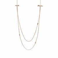 Nomination My Cherie Rose Gold Bow Long Necklace 146306/011
