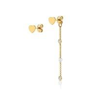 Nomination Bella Yellow Gold Heart Earrings 142643/019