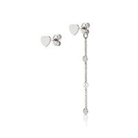 nomination bella heart stud earrings 142643018