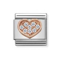 Nomination CLASSIC Symbols Rose Gold Heart Charm 430302/13