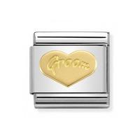 Nomination CLASSIC Symbols Groom Heart Charm 030162/34