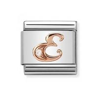 Nomination CLASSIC Letters Rose Gold E Charm 430310/05