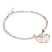 Nomination Romantica - Rose Gold Plated Heart Bracelet 141510 011