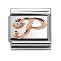 Nomination CLASSIC Rose Gold Letter P Charm 430310/16