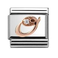 Nomination CLASSIC Rose Gold Letter O Charm 430310/15