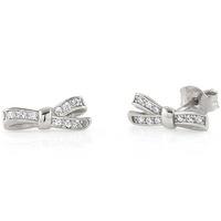 nomination mycherie silver bow earrings 146307010