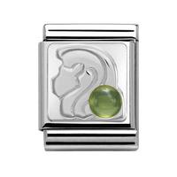 Nomination BIG Zodiac Leo Peridot Charm 332501/05