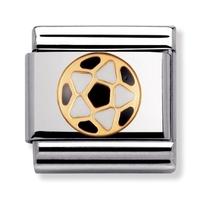 Nomination Sports - Black White Football Charm 030204-0 17