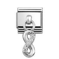 Nomination Cubic Zirconia Infinity Charm 331800/10