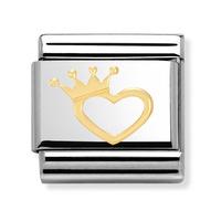 Nomination Love- Heart With Crown Charm 030116 17