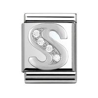 Nomination BIG Silvershine Letter S Charm 332301/19