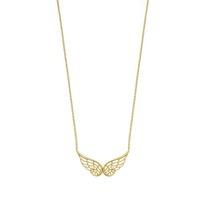nomination angels gold double wing necklace 145303012