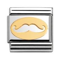 nomination madame monsieur moustache charm 030162 0 09