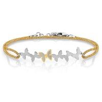 nomination butterfly gold coloured copper 18ct gold plated bracelet 02 ...